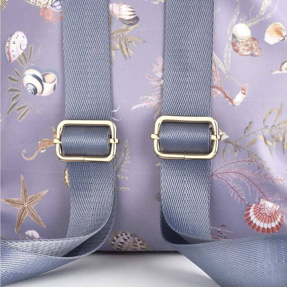 Whispering Sands Powder Blue Mini Backpack - Picture 4 of 6